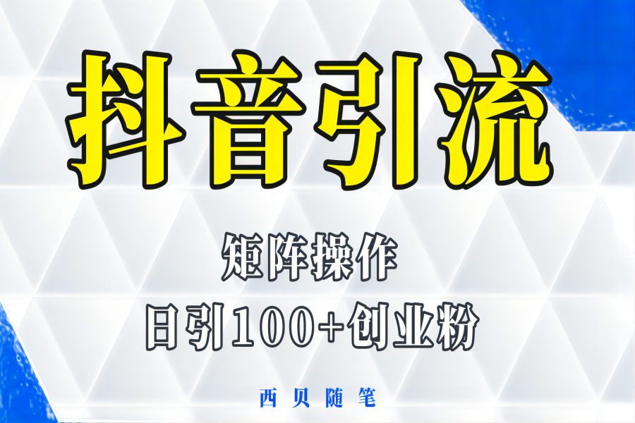 【031期】通过抖音图文引流，矩阵操作日引百粉的全套方法和实操（价值980）