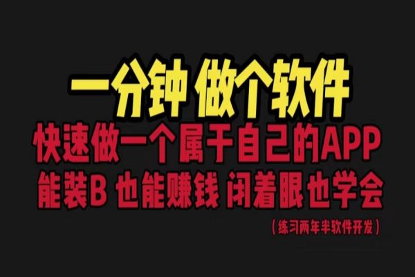 【273期】网站封装教程 1分钟做个软件 有人靠这个月入过万 保姆式教学 看一遍就学会