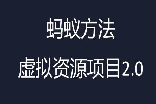 【339期】虚拟资源掘金副业项目课程，虚拟资源的全套玩法-价值1980元